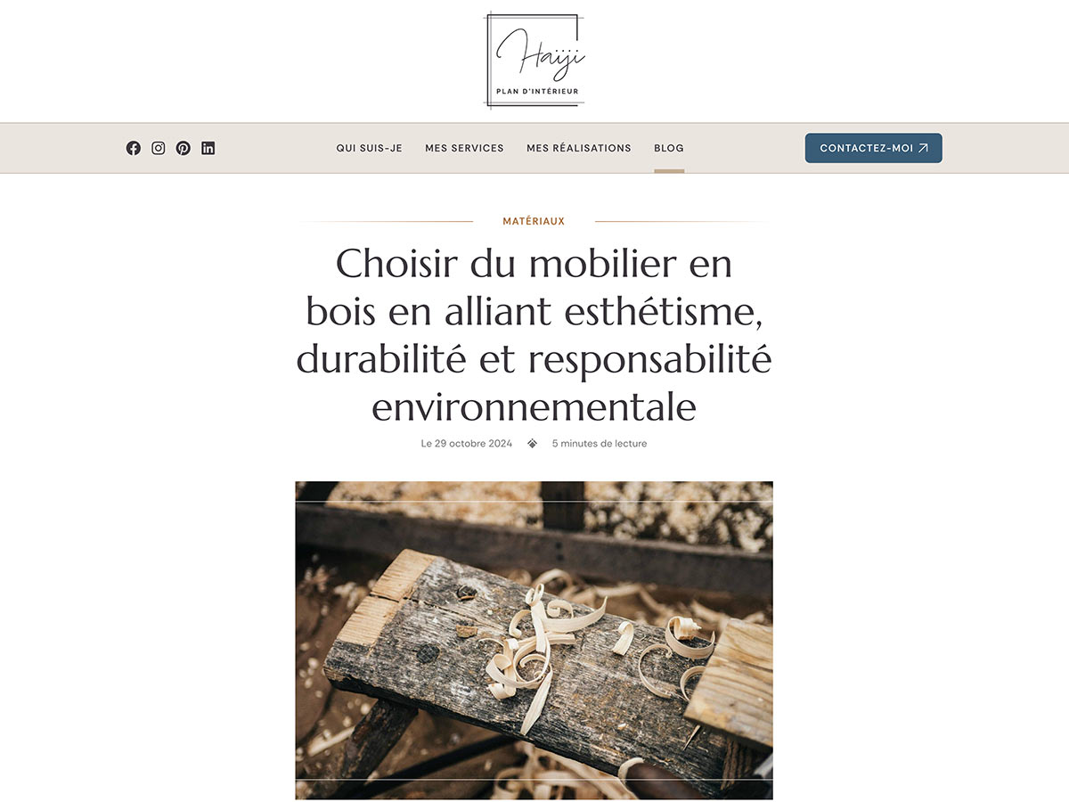 Les articles de blog sont épurés pour ne pas refléter leurs ambitions purement SEO. Et cela fonctionne très bien !