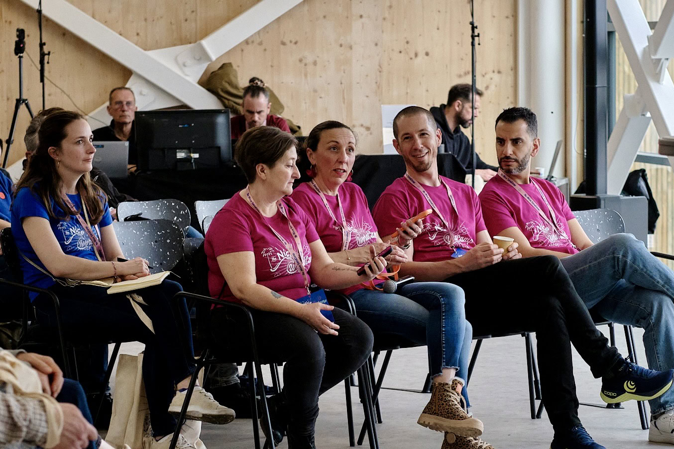 L'équipe au WordCamp